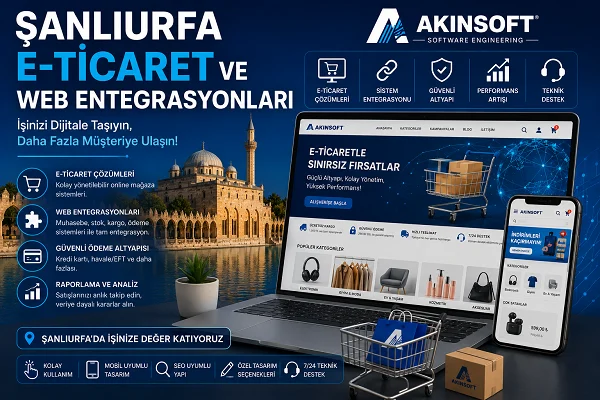 Şanlıurfa E-Ticaret ve Web Entegrasyonları